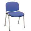 Silla Express Sedia affidabile ISO tappezzata, Metallo, Blu, 55x53x79 cm