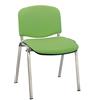 Silla Express Sedia affidabile ISO tappezzata, Metallo, Verde, 55x53x79 cm