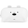 KARACTERMANIA We Bare Bears Siamo Solo Orsi Orso Bianco-Astuccio da Toilette Jelly, Bianco, 34 x 18 cm