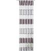 Home Fashion Sciarpa con motivo a righe orizzontali, in poliestere, grigio, 175 x 140 cm