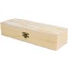 INNSPIRO Scatola rettangolare in legno di pino massiccio, 23 x 8 x 5 cm.