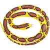Wild Republic Rubber Snake Pitone Burmese, Serpente Giocattolo di Gomma, Serpente Finto Realistico, Regali per Bambini, Gioco Educativo, 117 cm