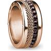 BERING Anello Donna Misura 6 Oro Rosa Lucido, Donube