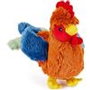 Zappi Co Animale di peluche per bambini, perfetto e morbido, compagno di gioco per bambini (12-15 cm) (galletto)