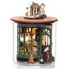 Cuteefun Miniature Casa delle Bambole, Fai da te in Legno Dream Bottle Kit con la Copertura Antipolvere, Artigianato Artigianale per Adulti 1:100, Regalo, Chirstmas (Negozio Magico)