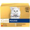 Gourmet Purina Gourmet Gold Mousse Umido Gatto Multipack 24x85g