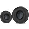 Krone Kalpasmos-Thicker - Auricolari di ricambio universali per Sony MDR-ZX110/MDR-ZX330BT/V150/WH-CH500; JBL Tune 600bt/T500BT/T450BT e molte altre cuffie rotonde da 70 mm, colore: Nero