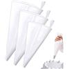 Fyihoxi 3 Pezzi sac a Poche, 40/35/30cm sac a Poche Professionali, sac a Poche Riutilizzabile, Sacchetti per Pasticceria per Bigné di Cottura DIY Pasticcini Crema al Cioccolato