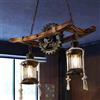 H.W.S Pendente Dell'annata Rovere Chiaro Mangiare Lampada A Sospensione Tavolo Da Pranzo Camera Industriale Metallo Retrò Soffitto Di Bambù Luce Casa Campagna Rustica Letto Della Soggiorno