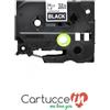 CartucceIn Nastro per etichette compatibile Brother TZE-365 bianco su nero