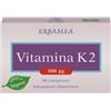 ERBAMEA Srl Vitamina K2 60 Compresse - Integratore Alimentare, Benefici per la Salute Ossea e Cardiovascolare