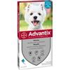 ELANCO ITALIA SpA Advantix - Spot On Antiparassitario Per Cani 4-10 Kg Confezione 6 Pipette