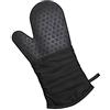 Lurch, Guanto da Forno in Silicone/Tessuto, Nero (Schwarz)
