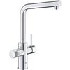 Grohe Blue Pure EuroSmart miscelatore a tre vie per lavello 31722000 con sistema  filtrante 40438001