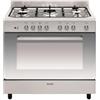 Glem piano cottura misto 104l 5 fuochi in acciaio inox ge960cbix2
