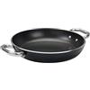 Pentole Agnelli Alsa2110ss50 - Tegame In Alluminio Antiaderente 5mm Con 2 Maniglie, Nero, 50 Cm, 1 Pezzo