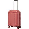 Mandarina Duck Logoduck + Trolley Cabin Exp P10SZV34, Luggage Suitcase Unisex - Adulto, Mineral Red, 35x55x23/26(LxHxW)