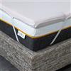 Comfy Line - Topper Singolo Correttore in Memory Foam per Materasso 5,5 cm - Fodera in Cotone Traspirante con Angoli - Made in Italy