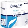 Lucart Pacco 4 rotoli Carta Igienica 496 strappi Strong 4 Lucart