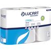 Lucart Pacco 6 rotoli Carta Igienica 300 strappi Strong 6 Lucart