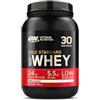 Optimum Nutrition Gold Standard 100% Whey Proteine in polvere per lo Sviluppo e il Recupero Muscolare con Glutammina e Aminoacidi BCAA Naturali, senza Aromi, 30 Dosi, 900 g