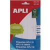 APLI - etichette 19 x 27 mm bianco