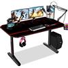 FirFurd 139x59cmScrivania Gaming,Scrivania Da Gioco Tavolo Gaming