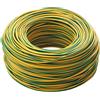 LTC MT100 Cavo Elettrico Unipolare Filo Rame 1,5mm GIALLO-VERDE CPR FS17 per Impianti elettrici