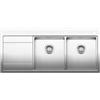 Blanco DIVON II 8 S-IF Lavello con Gocciolatoio Stainless steel Stainless steel