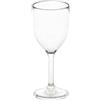 BRYNA - Set 6 Pezzi Bicchieri Calice Vino 33 Cl in Policarbonato