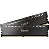 Lexar Ram DIMM DDR4 Lexar Thor Gaming 32GB(2x16GB)/3200MHz Nero [LD4BU016G-R3200GDXG]