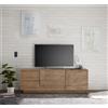Tecno Arredo 3 Living Base TV 2 Cassetti 1 anta JUPITER color noce