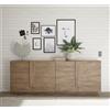 Tecno Arredo 3 Living Madia 4 ante JUPITER color noce