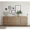 Tecno Arredo 3 Living Madia 1 anta e 3 Cassetti JUPITER color noce