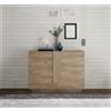 Tecno Arredo 3 Living Madia 2 ante JUPITER color noce