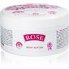 Rose Olio di rosa bulgaro originale crema di burro per il corpo + burro di cacao, olio di moringa, 250ml