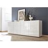 Tecno Arredo 3 Living Madia 4 ante MIRO colore bianco