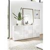 Tecno Arredo 3 Living Madia 3 ante MIRO colore bianco