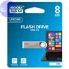 GOODRAM PEN DRIVE 8GB GOODRAM USB 2.0 UUN2 SILVER 20R/5W - UUN2-0080S0R11