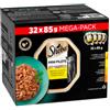 Sheba Mini Filets Selection con pollame in salsa megapack cibo umido per gatto (vaschette da 85 g) 2 confezioni (64 x 85 g)