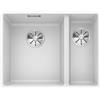 Blanco Lavello una vasca SX con vaschetta SUBLINE 340/160-F 1519805 finitura bianco da 55.2x42.7 cm - Filotop