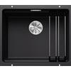 Blanco PRONTA CONSEGNA - Blanco Lavello una vasca ETAGON 500-U 1525887 finitura nero da 53x46 cm - Sottotop