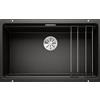 Blanco PRONTA CONSEGNA - Blanco Lavello una vasca ETAGON 700-U 1525891 finitura nero da 73x46 cm - Sottotop