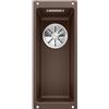 Blanco Lavello una vasca SUBLINE 160-U 1515051 finitura caffè da 19x46 cm - Sottotop