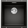 Blanco PRONTA CONSEGNA - Blanco Lavello una vasca SUBLINE 400-U 1525990 finitura nero da 43x46 cm - Sottotop