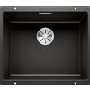 Blanco PRONTA CONSEGNA - Blanco Lavello una vasca SUBLINE 500-U 1525995 finitura nero da 53x46 cm - Sottotop
