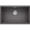 Blanco PRONTA CONSEGNA - Blanco Lavello una vasca SUBLINE 700-U 1518969 finitura grigio roccia da 73x46 cm - Sottotop