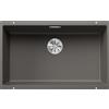 Blanco Lavello una vasca SUBLINE 700-U 1527356 finitura grigio vulcano da 73x46 cm - Sottotop