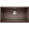 Blanco PRONTA CONSEGNA - Blanco Lavello una vasca SUBLINE 800-U 1523150 finitura caffè da 83x46 cm - Sottotop