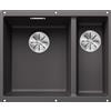 Blanco Lavello una vasca SX con vaschetta SUBLINE 340/160-U 1518956 finitura grigio roccia da 55.5x46 cm - Sottotop